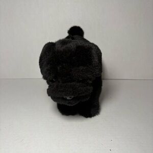 y2k 2000s Animal Alley Black Pug Dog Toys R Us Plush Stuffed Animal